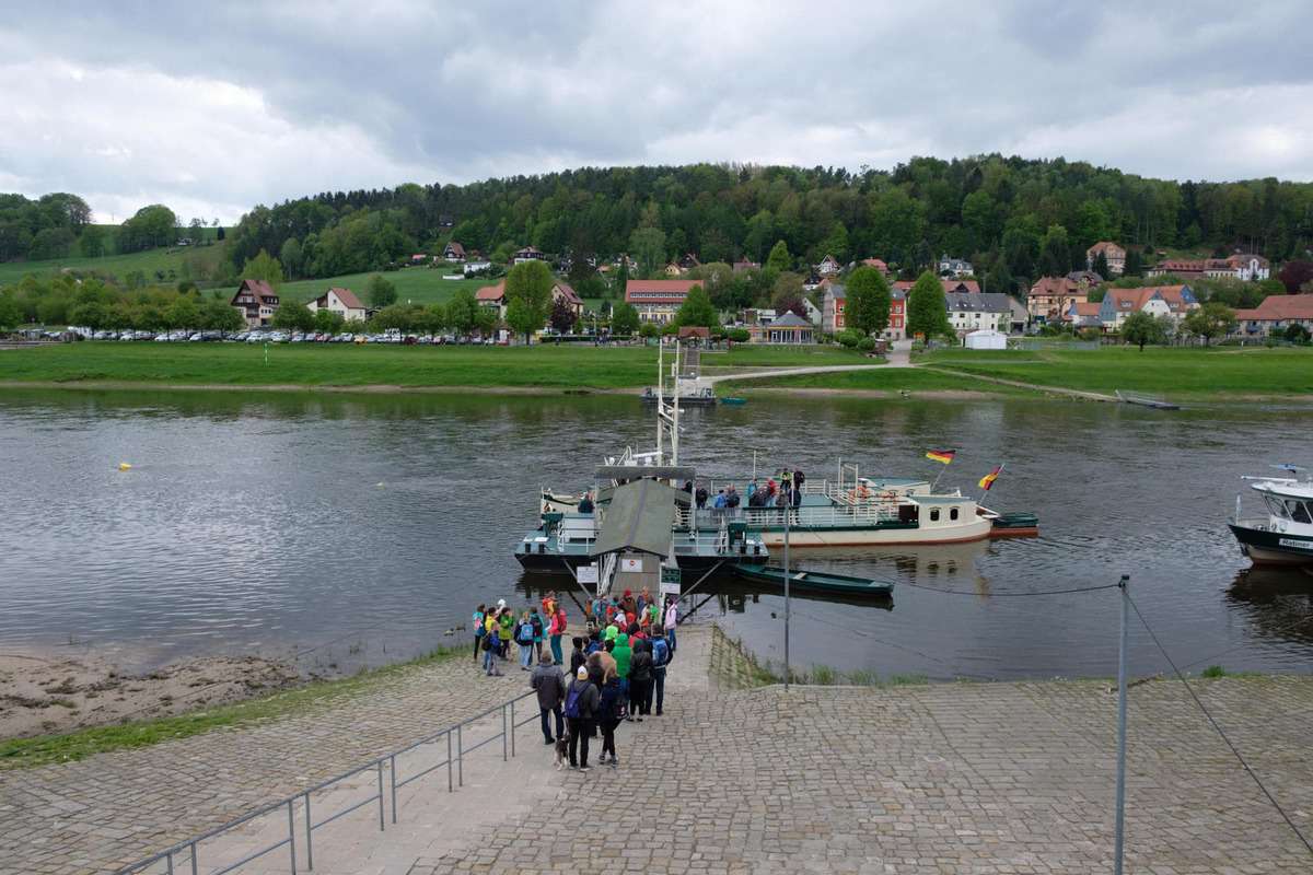 Fähr-Anlegestelle In Rathen