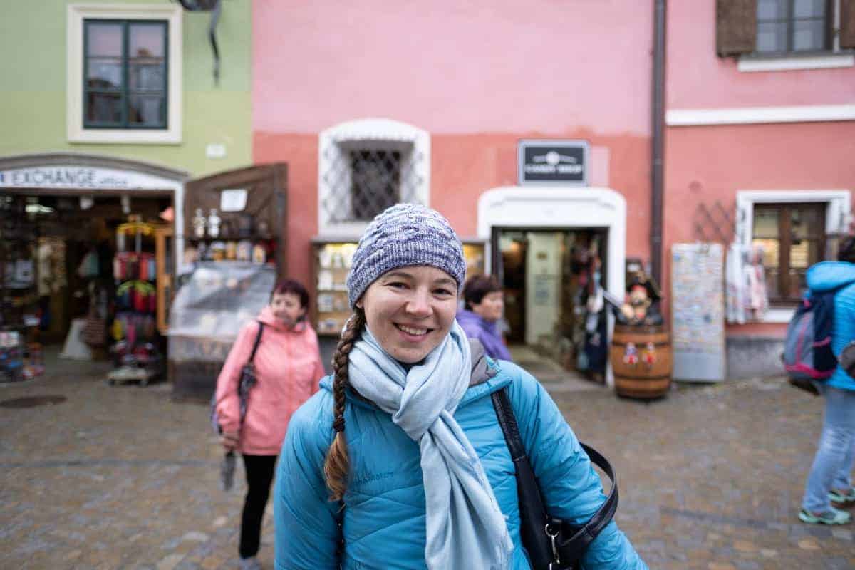 Olya In Cesky Krumlov, Tschechien