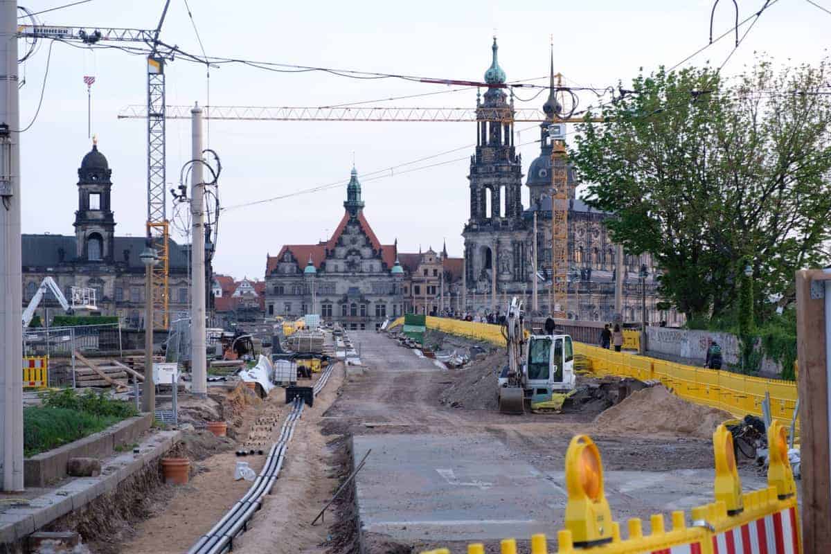 Brücke Zur Innenstadt In Dresden Wird Saniert