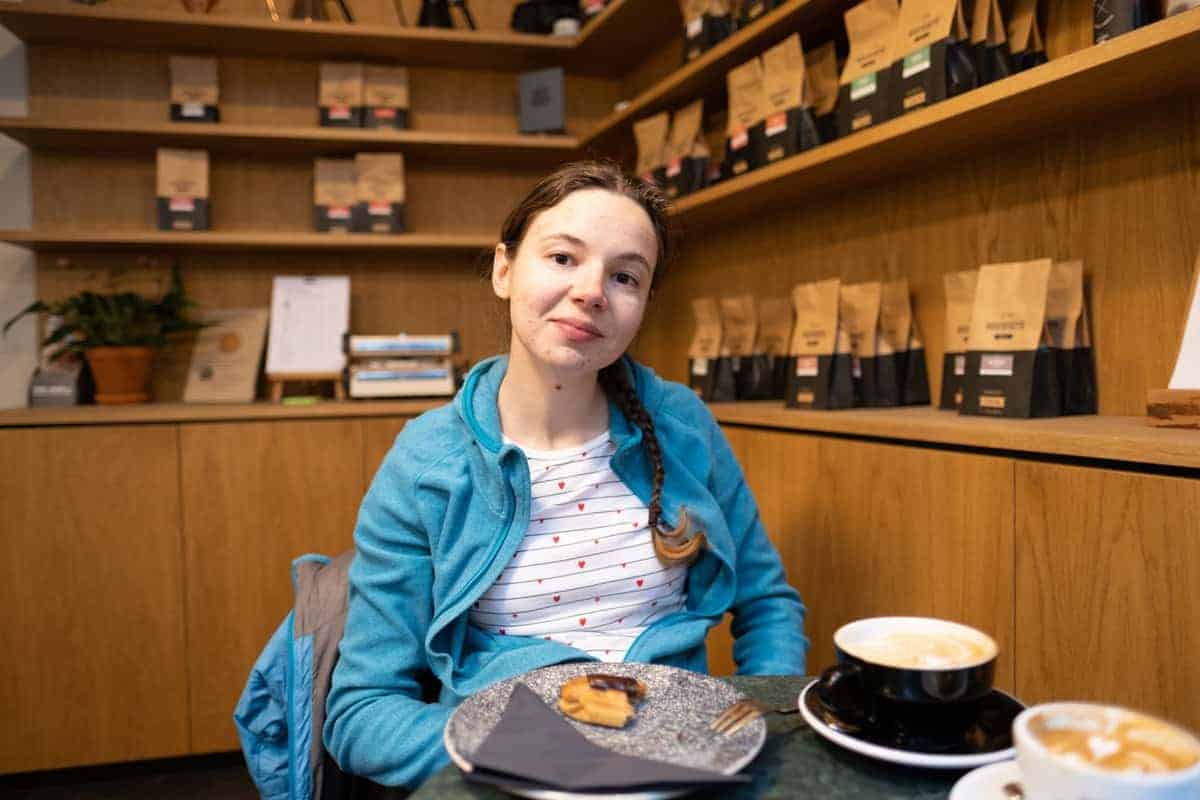 Ein Kaffee Im  Hackescher Markt