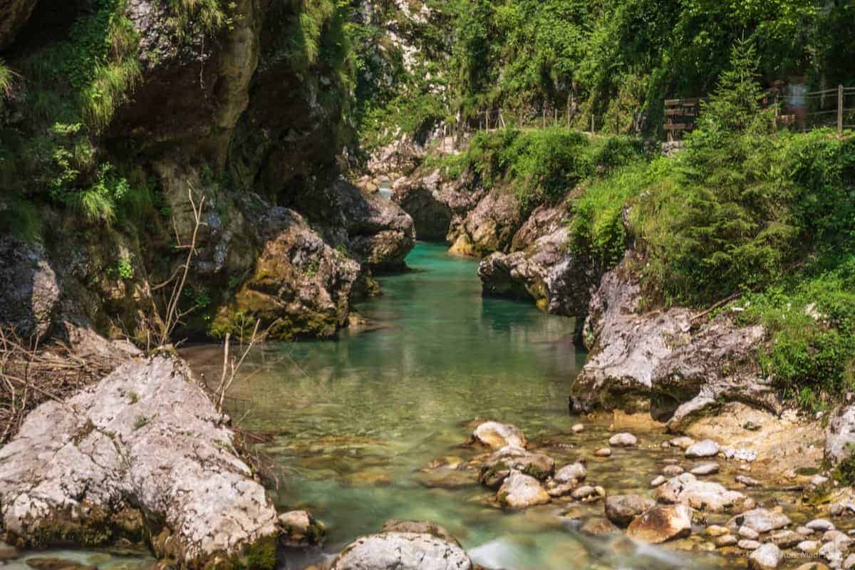 Die Soca In Der Tolmin-Schlucht
