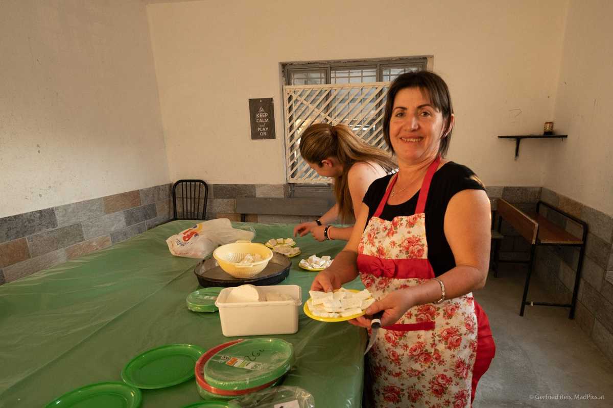 Frauen Beim Essen Zubereiten