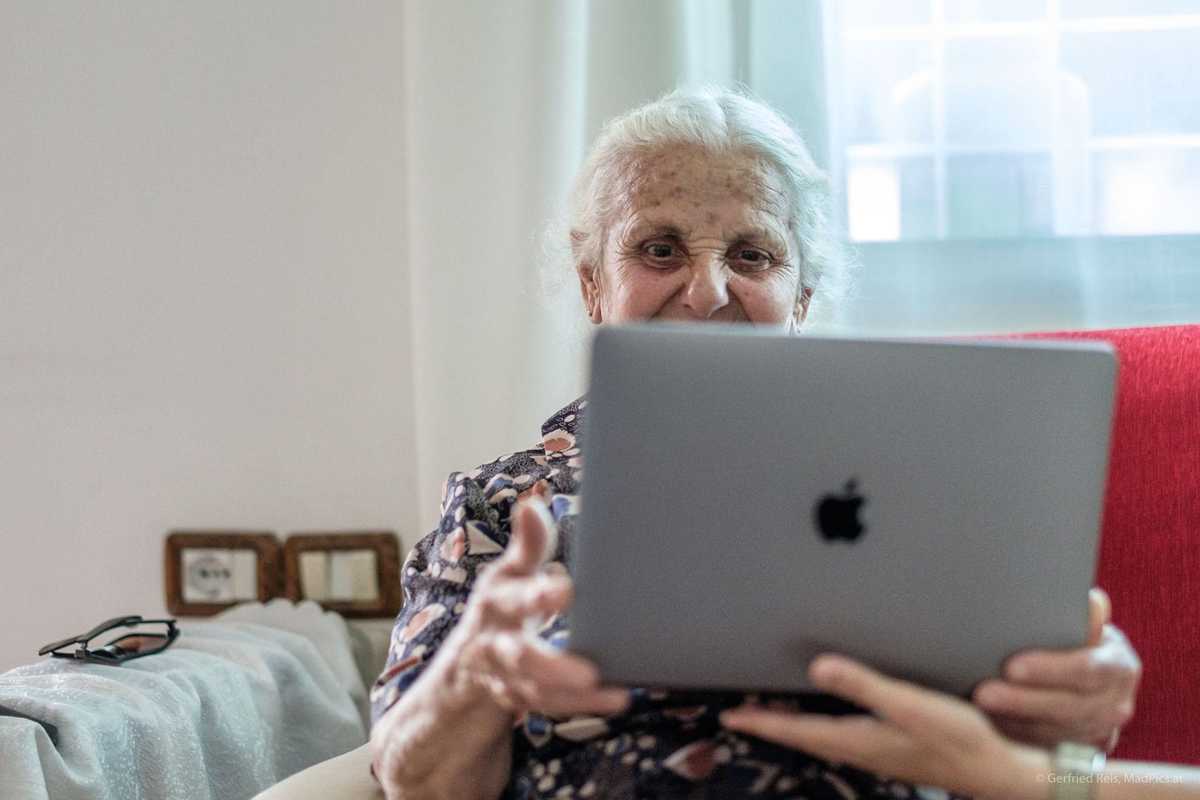 Albanische Großeltern