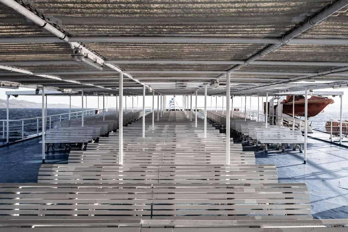 Auf Der Griechischen Fähre