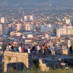 Shkodra Von Der Festung Gesehen