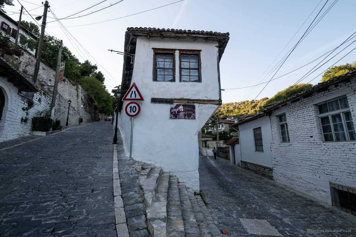 In Berats Stadtteil Mangalem