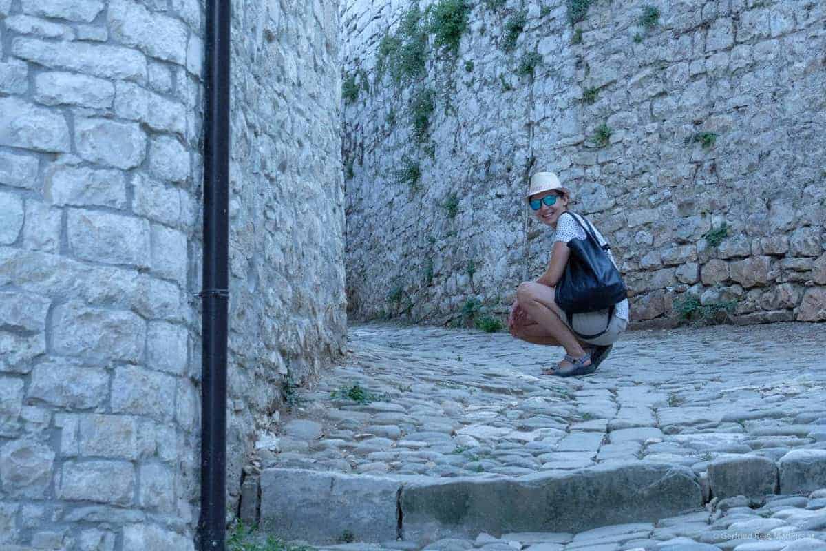 In Berats Stadtteil Mangalem