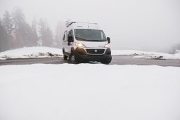Wohnmobil Im Schnee