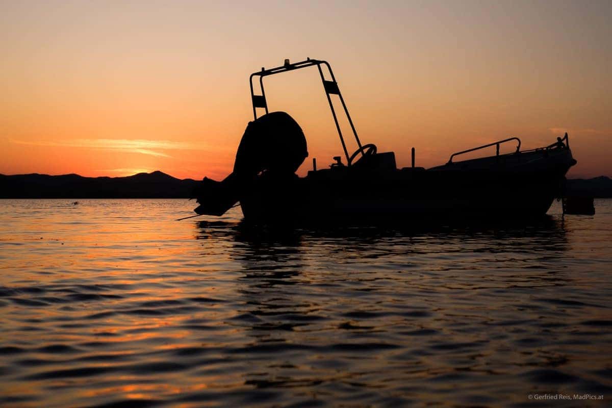 Sonnenuntergang Im Hafen