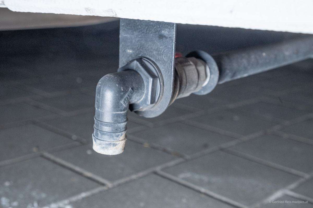 Entleerungsventil Abwassertank 