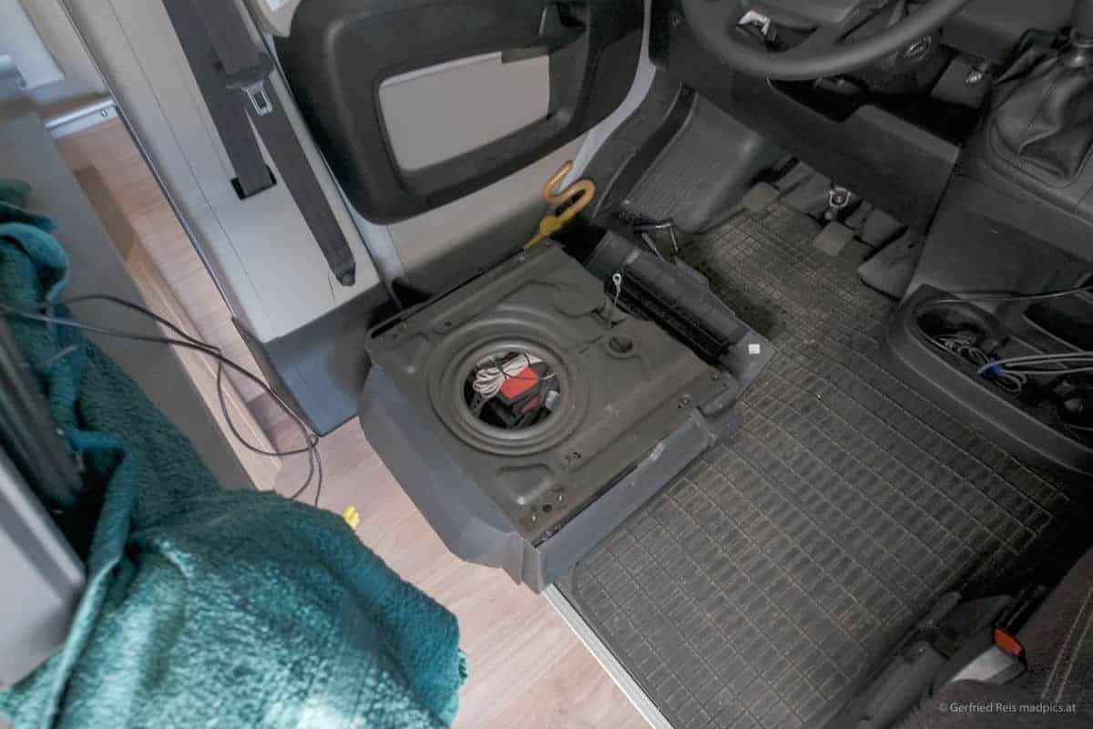 Sitzkonsole In Fiat-Ducato