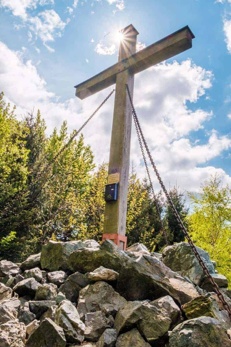 Gipfelkreuz Am Großen Hirschenstein