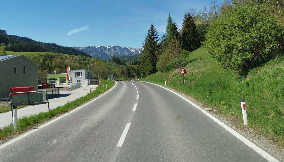 Schneealpe Von Mürzzuschlag Aus Gesehen