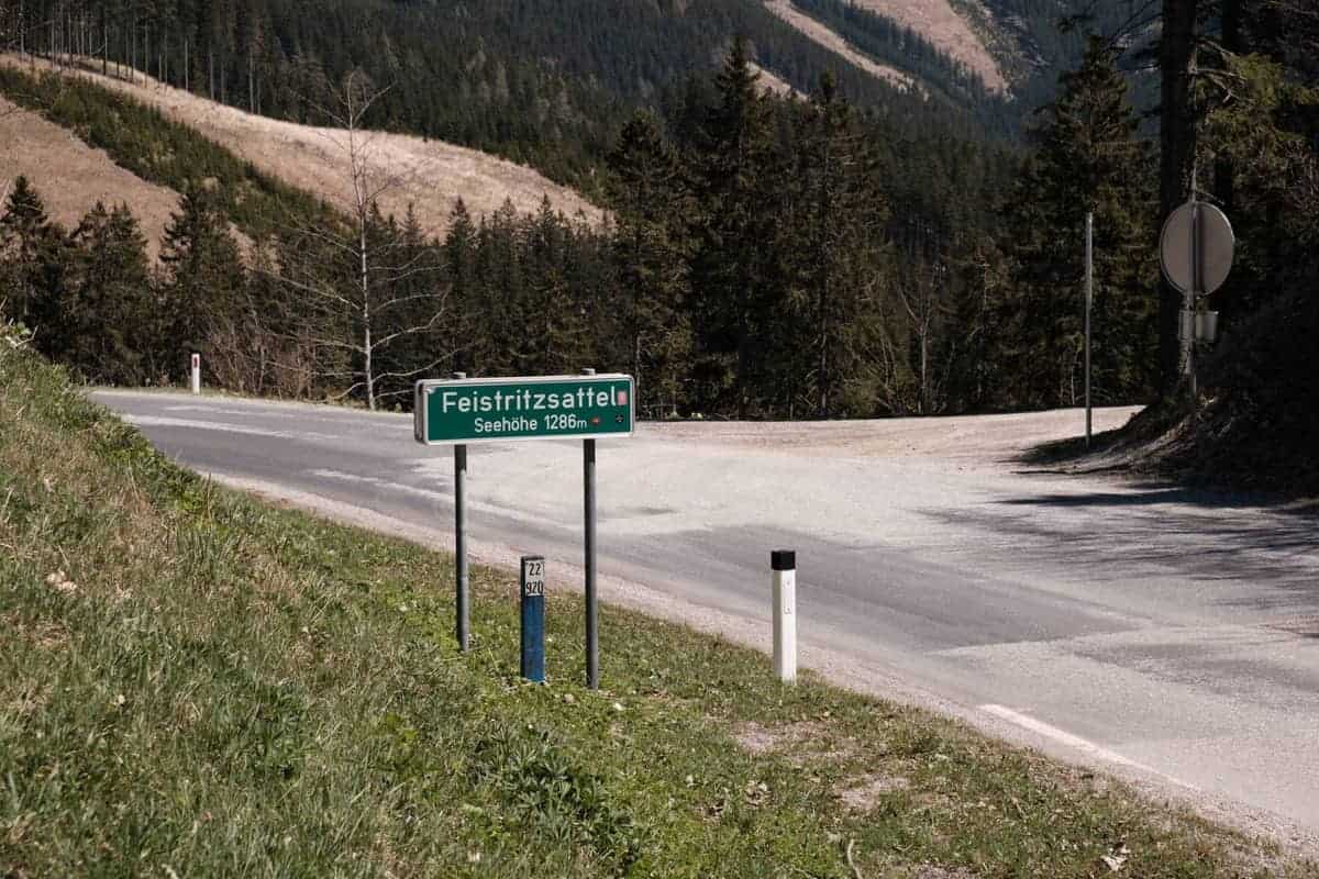 Der Feistritzsattel (Schild)