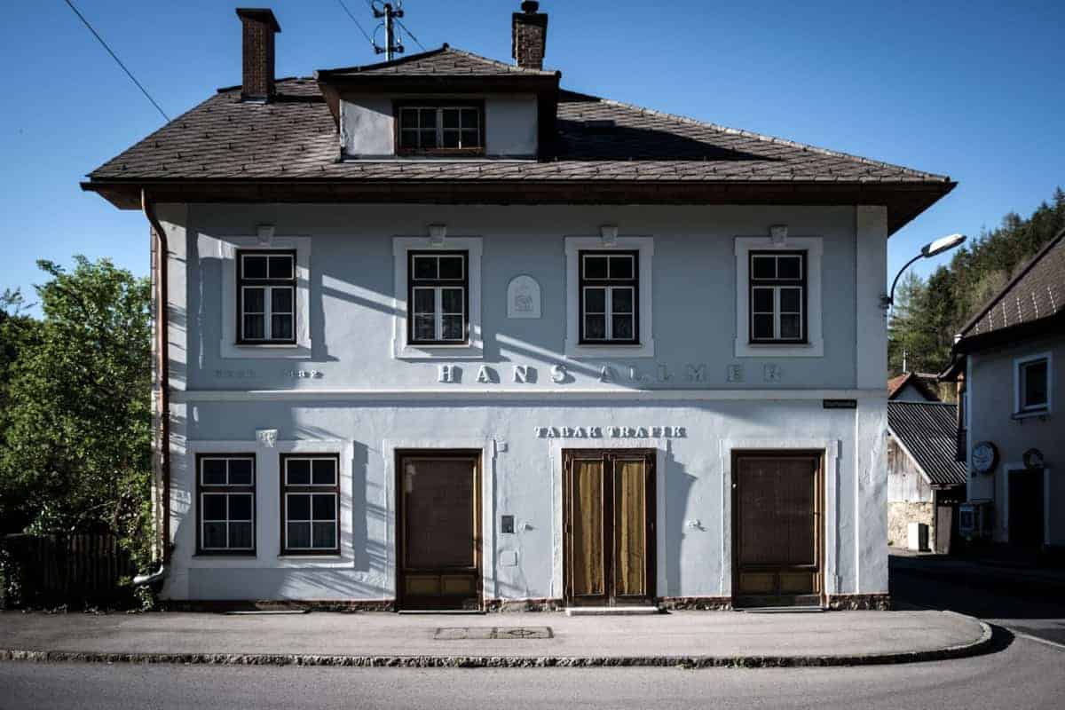 Leerstehende, Traditionelle Gebäude In Kapellen An Der Mürz