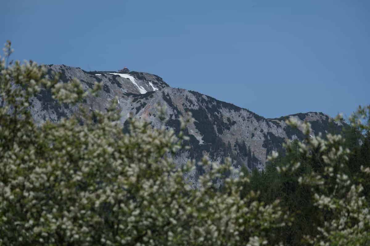 Blick Auf Schneealpe Von Kapellen