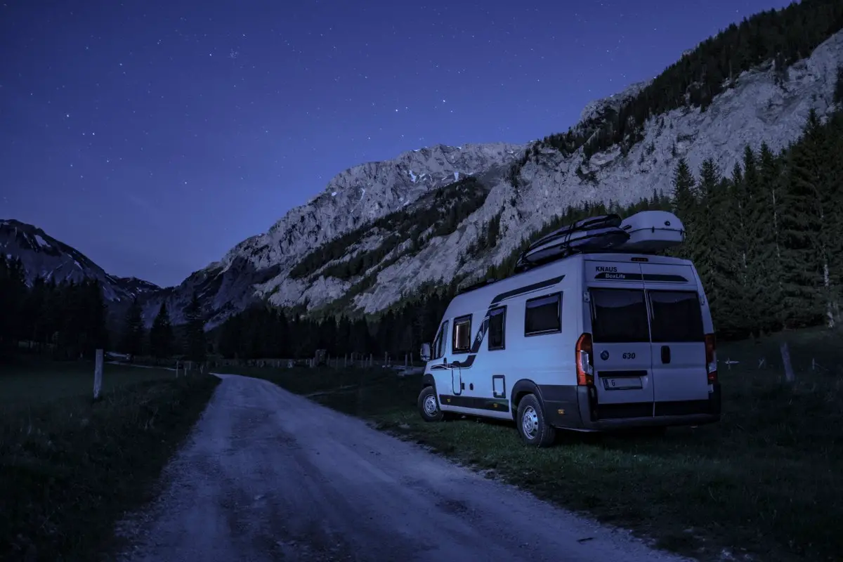Nachts mit dem Camper auf der Alm am Hochschwab-Massiv