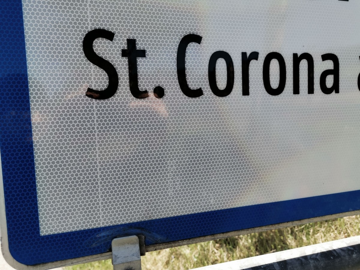 St. Corona am Wechsel (Ortsschild)