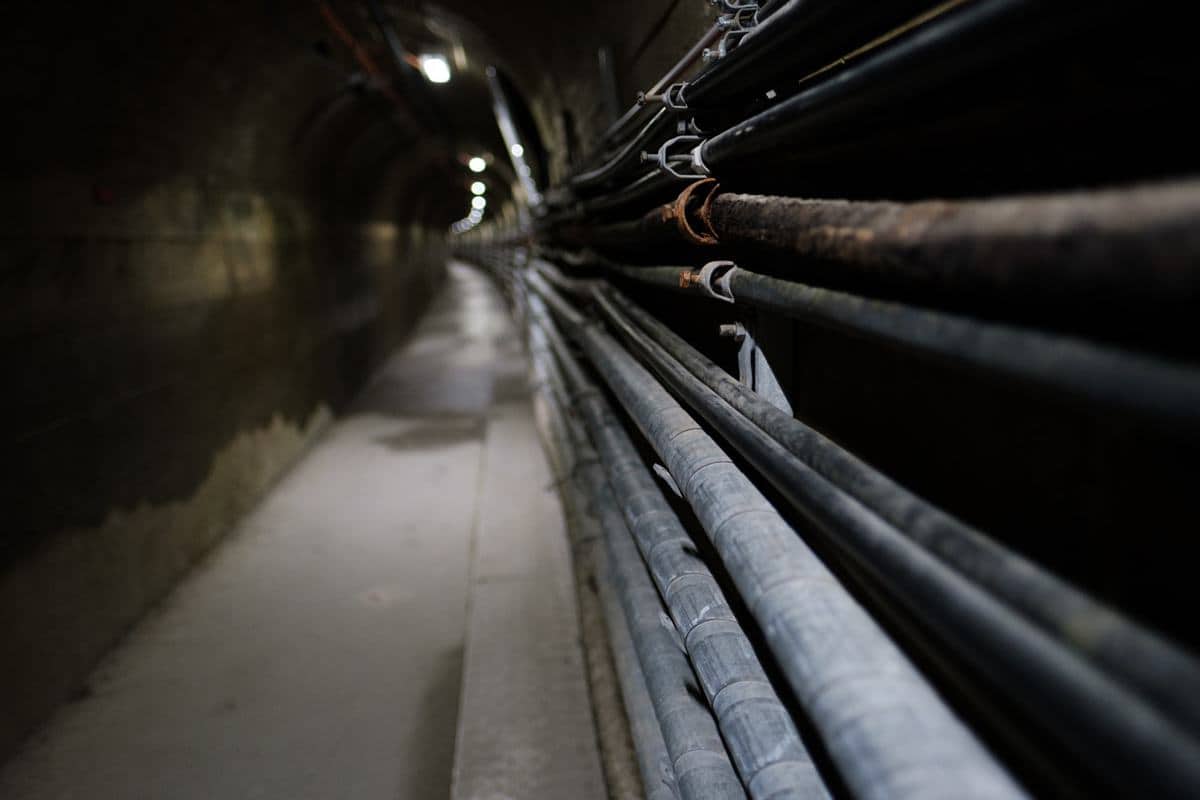 Innerhalb Der Staumauer Der Hochgebirgs-Stauseen Kaprun