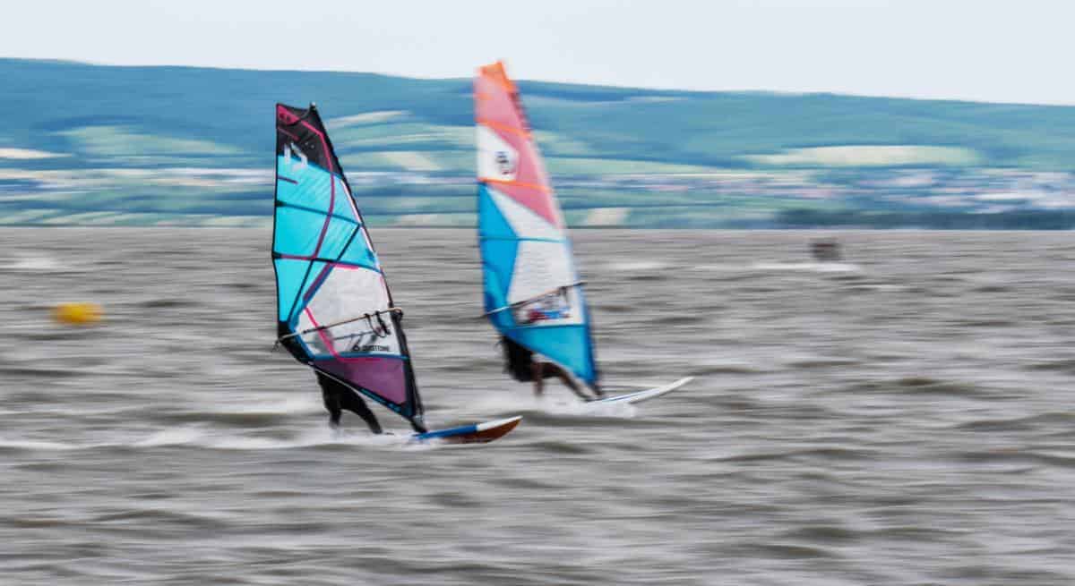 Windsurfer Am Neusiedler See