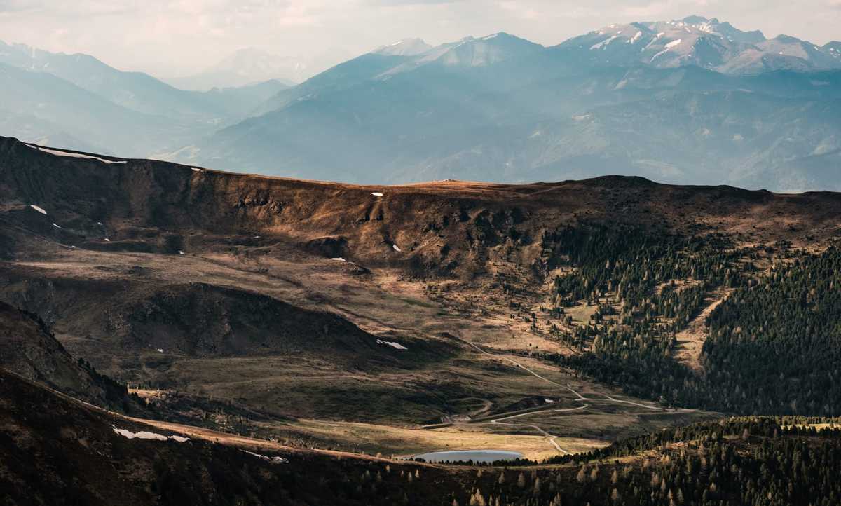 Ausblick Vom Zirbitzkogel Nach Norden