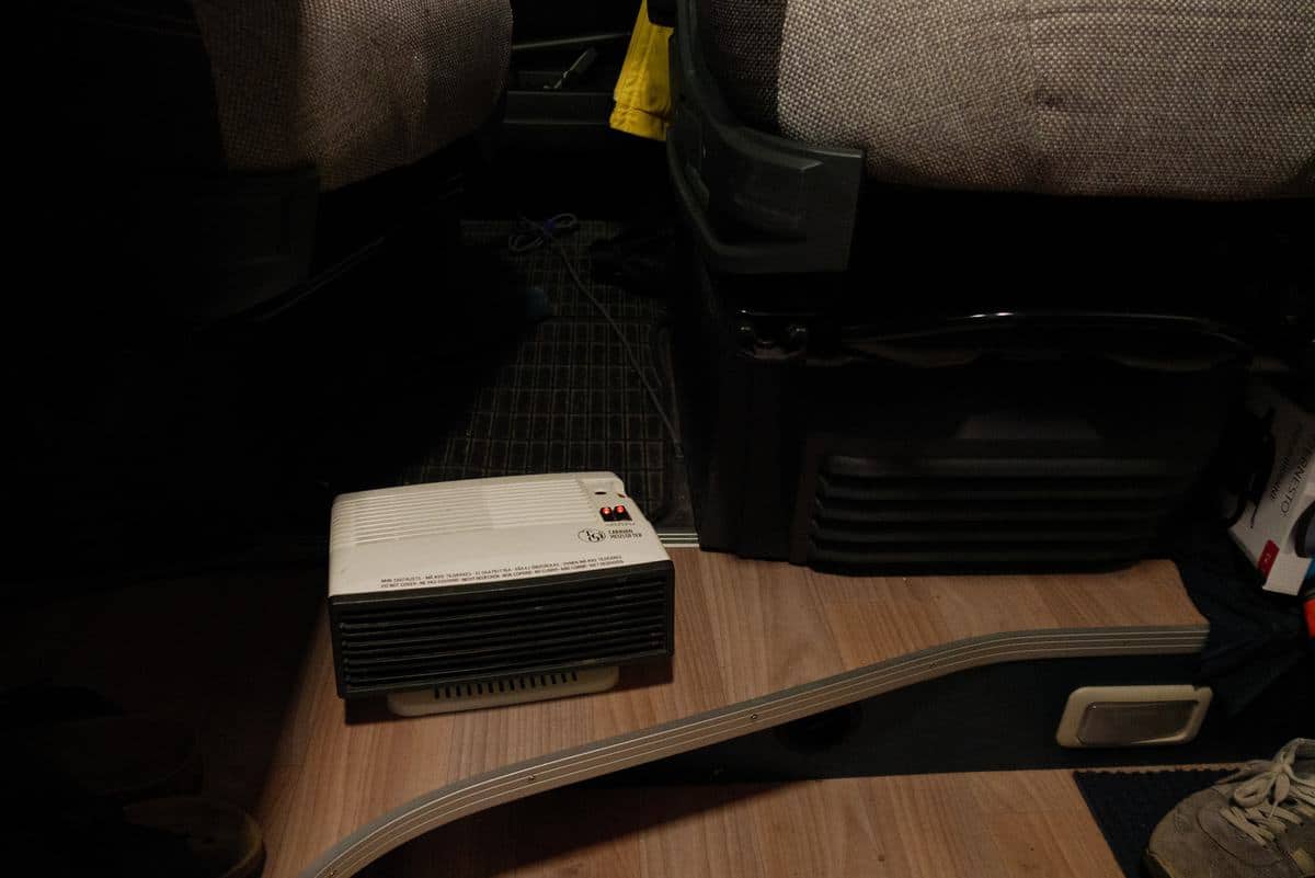 Elektrischer Heizlüfter Im Wohnmobil