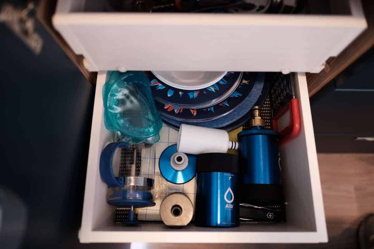 Lagerung Der Filter-Bestandteile Im Wohnmobil