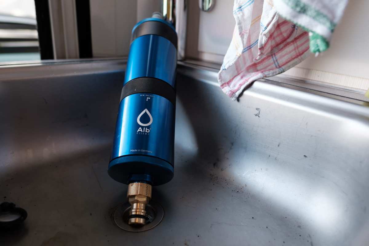 Wohnmobil-Wasserfilter In Der Spüle