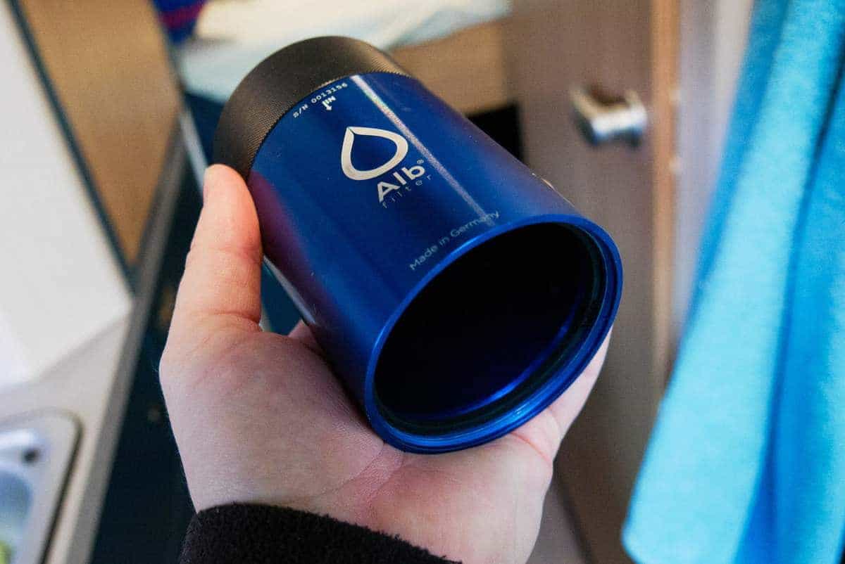 Wasserfilter-Wohnmobil: Filtergehäuse