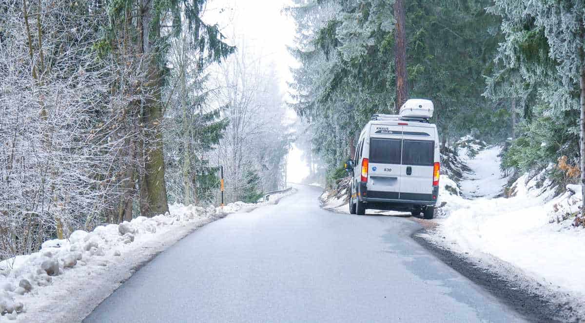 Autarkes Wohnmobil Im Winter