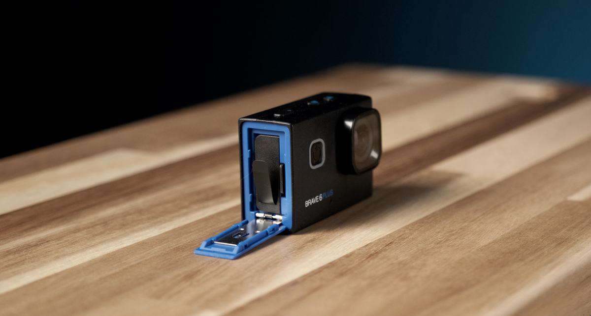 Das Batteriefach Der Akaso Brave 6 Plus