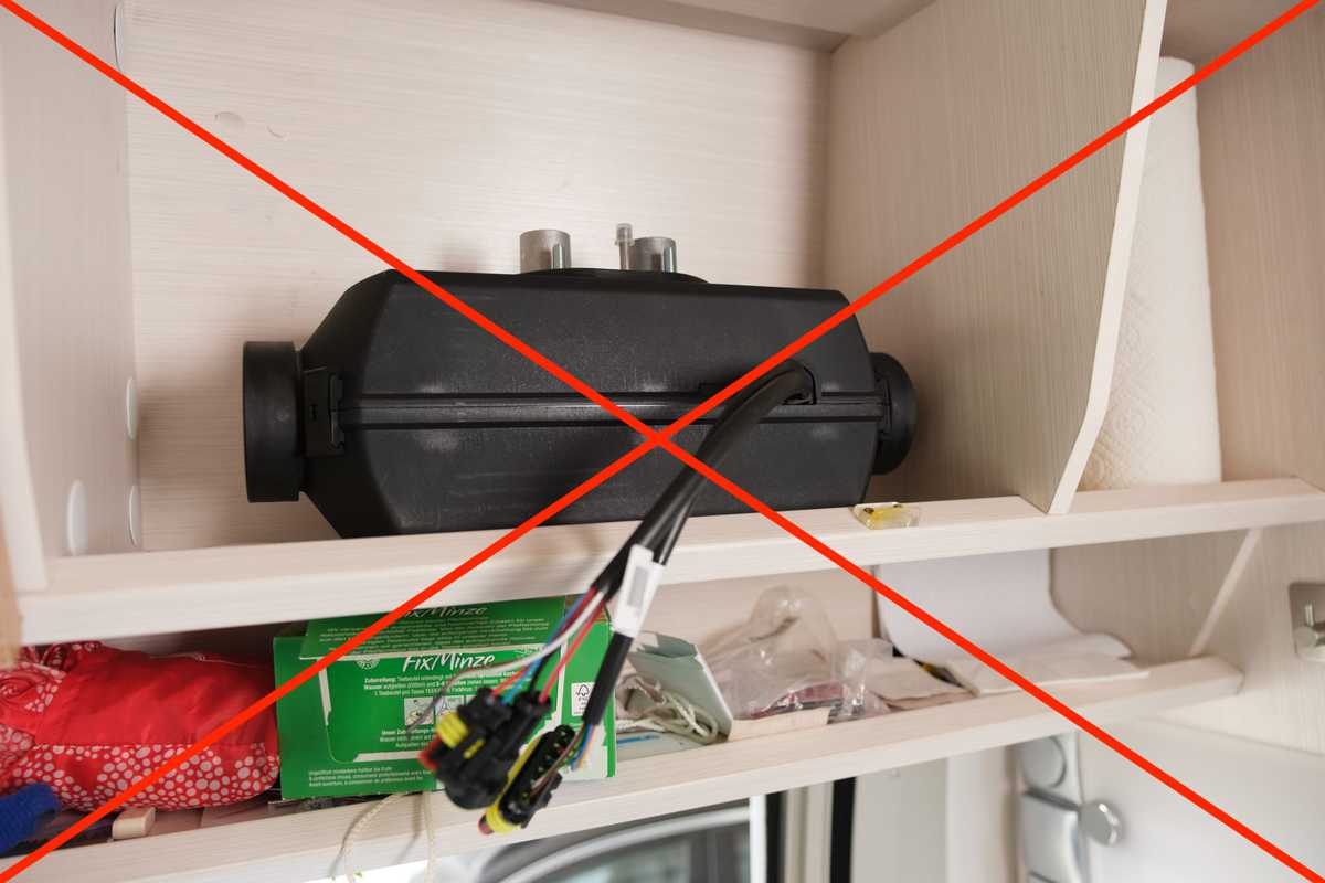 Der Einbau In Kästchen Über Dem Boden Ist Nicht Möglich!