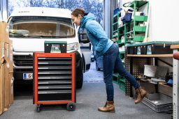 Lithium-Batterie Vor Wohnmobil