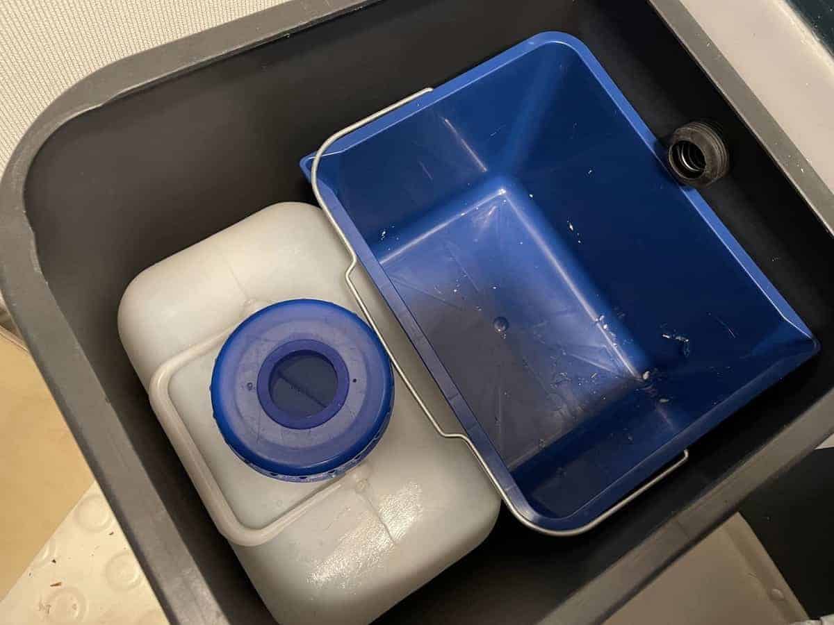 Trockentrenntoilette (Innenleben)