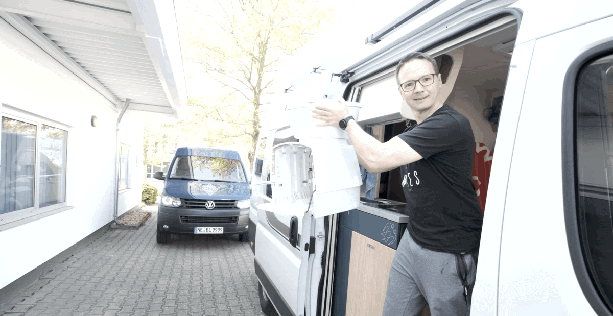 Endlich Ist Die Chemietoilette Raus