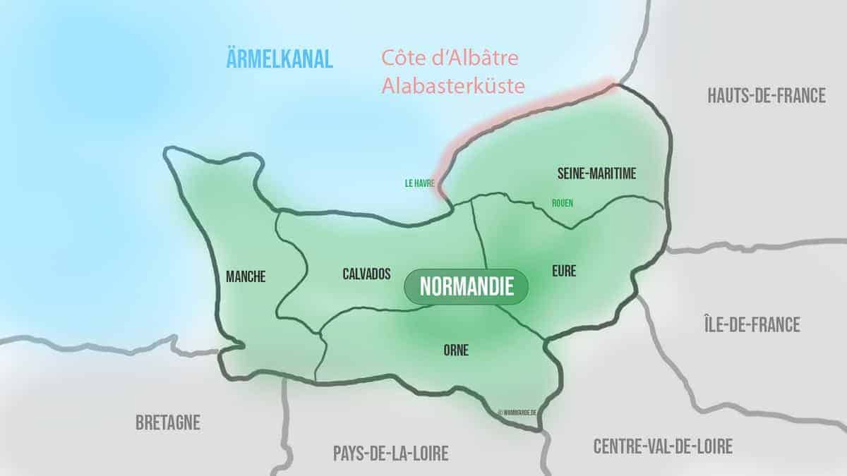 Die Alabasterküste Der Normandie