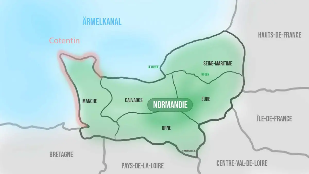 Der Cotentin im Westen der Normandie