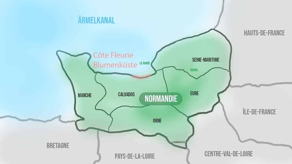 Côte Fleurie In Normandie