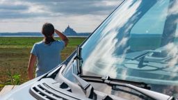 Blick Auf Mont Saint Michel