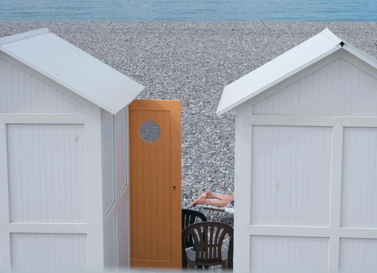 Strandkabinen In Le Tréport