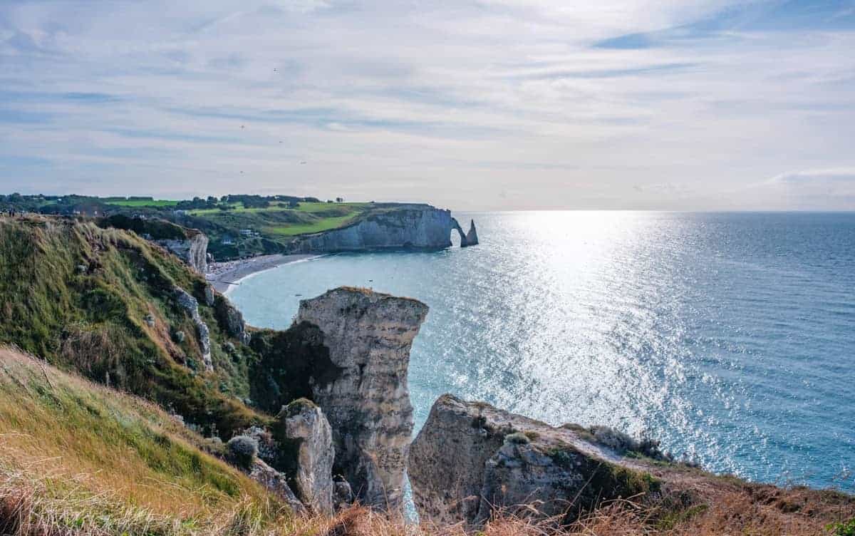 Die Berühmte Porte D'Aval Bei Étretat