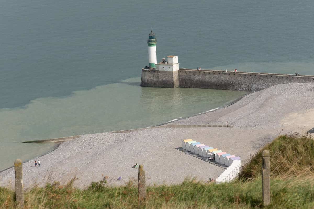 Aussicht Auf Den Leuchtturm Vor Le Tréport