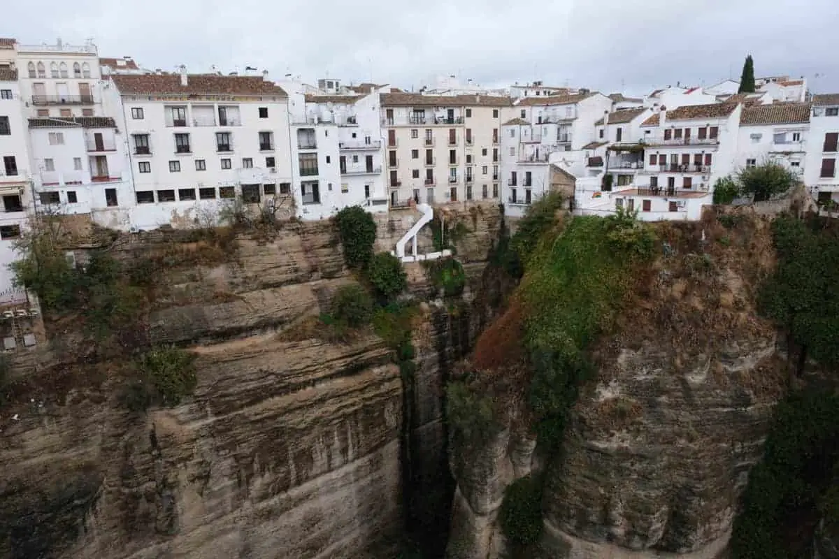 Häuser am Abgrund in Ronda