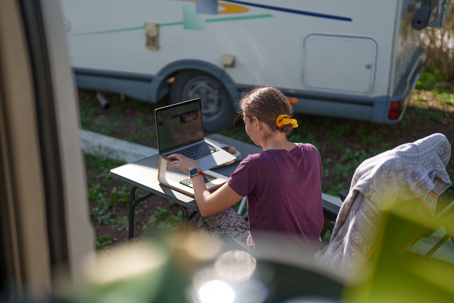 Arbeiten Unterwegs Im Wohnmobil