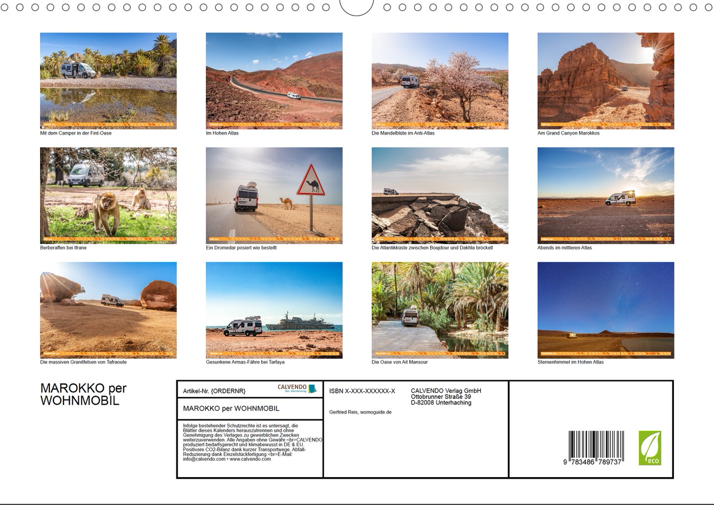 Übersicht Über Unseren Marokko-Kalender