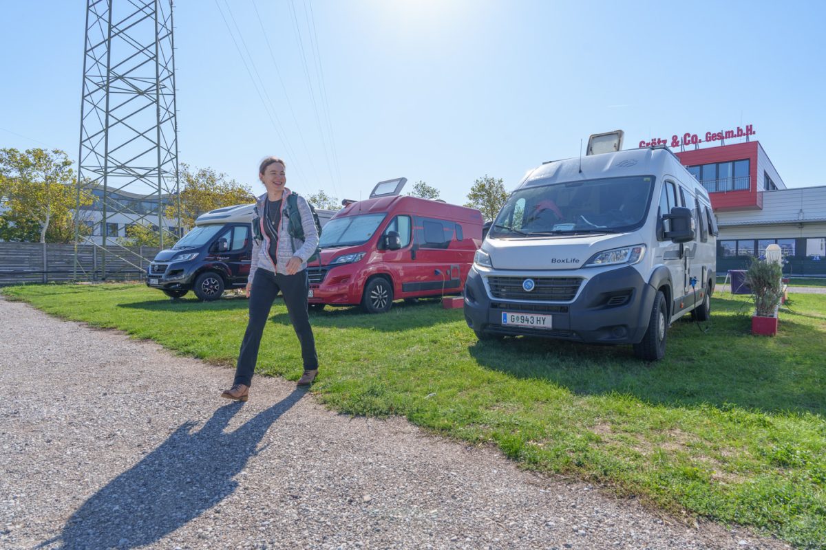 Reisemobil-Stellplatz Perfektastraße Wien