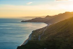 Blick Auf Taormina Von Forza D'Agrò