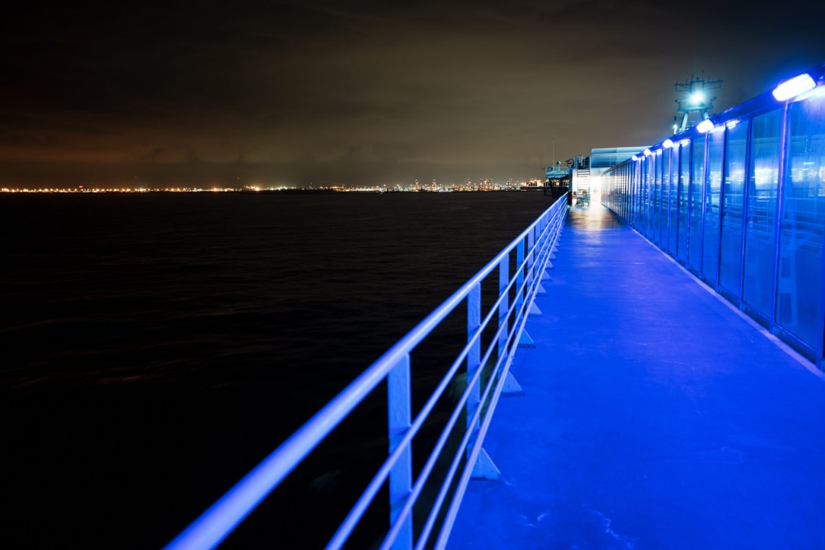 Ankunft per Fähre in Barcelona