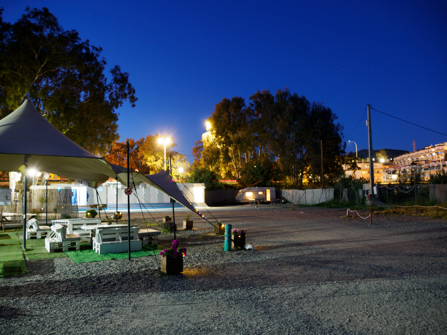 Stellplatz Area Málaga Beach: Ausstattung