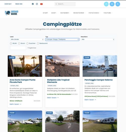 Camping & Stellplätze